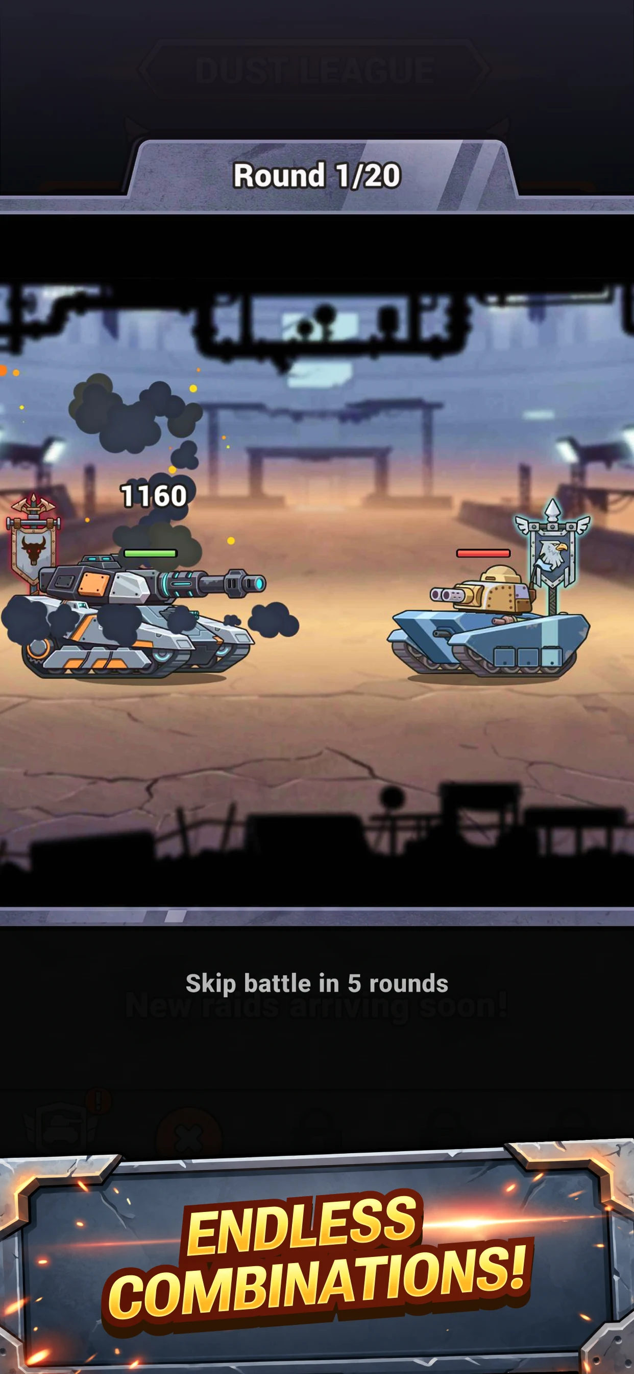 Steelborn: Tank Idle RPG screenshot