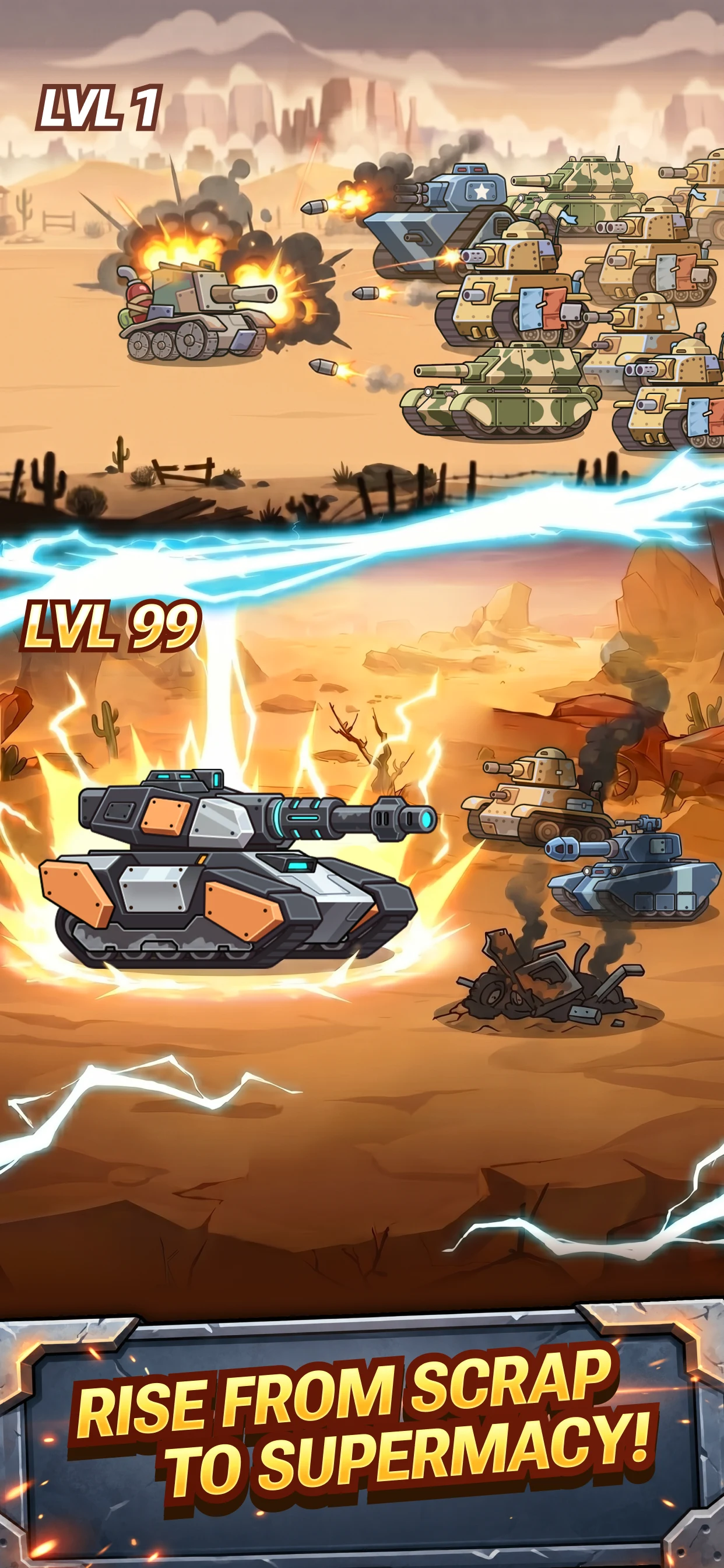 Steelborn: Tank Idle RPG screenshot
