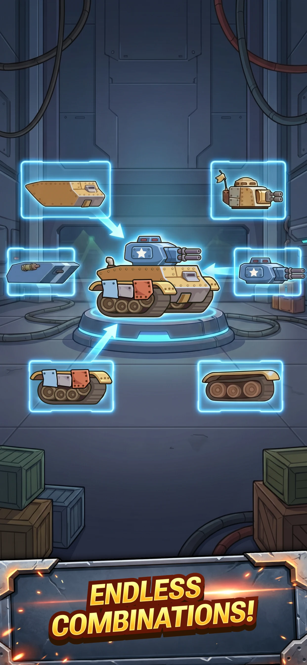 Steelborn: Tank Idle RPG screenshot